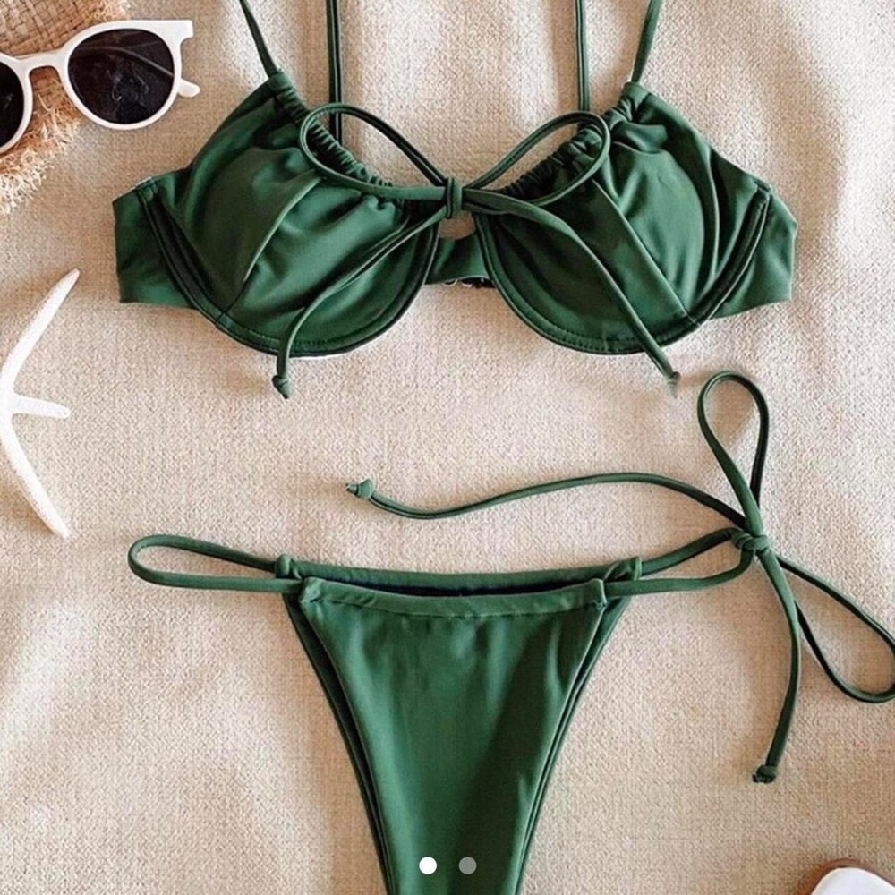 Green Shein Bikini